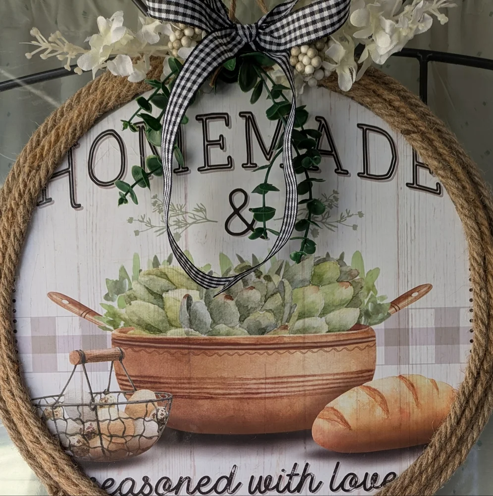 Rustic Kitchen Wall Decor with Rope Accent - Picture 13 of 13